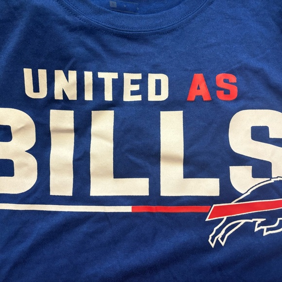 Buffalo Bills Mafia NFL Nike Dri-Fit Men’s Large L Polyester Wick Blue Shirt NWT - Picture 3 of 6